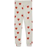 Mini Rodini Hearts Aop Leggings Grey 2