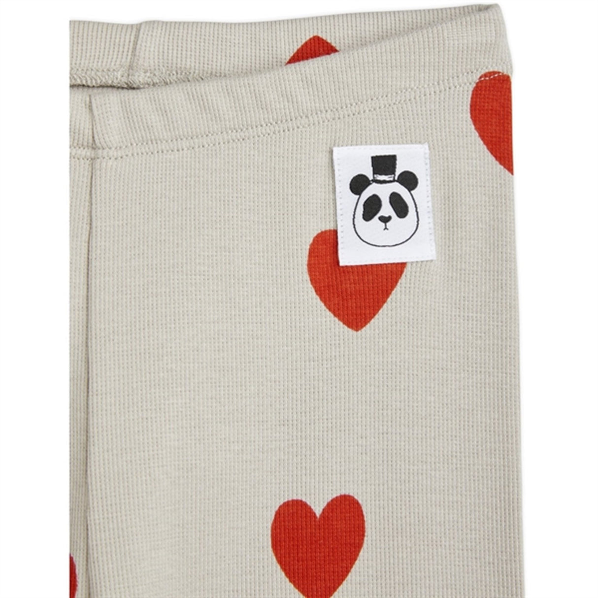 Mini Rodini Hearts Aop Leggings Grey 3