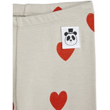 Mini Rodini Hearts Aop Leggings Grey 3