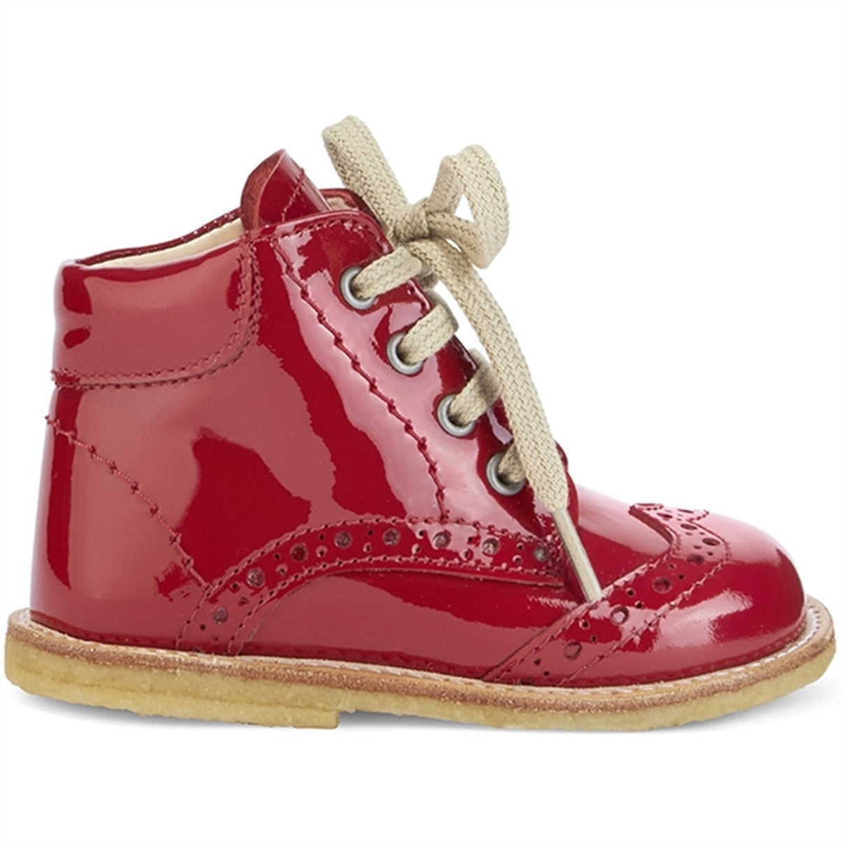 Angulus Starter Shoe With Lace Dark Red 2