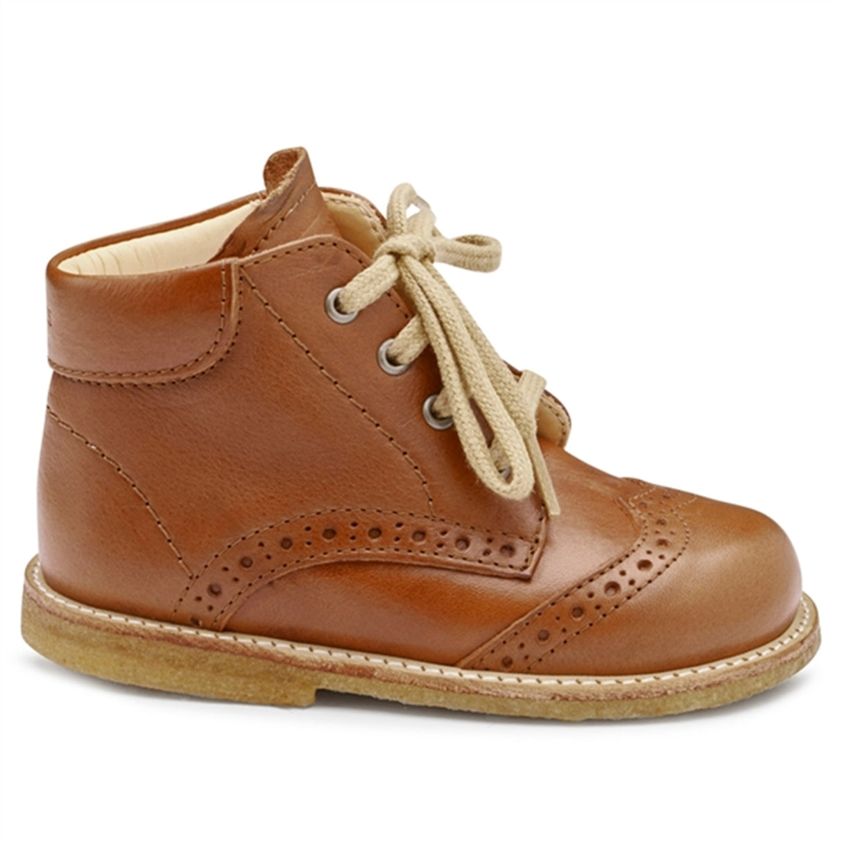 Angulus Starter Shoe W. Laces Cognac 2