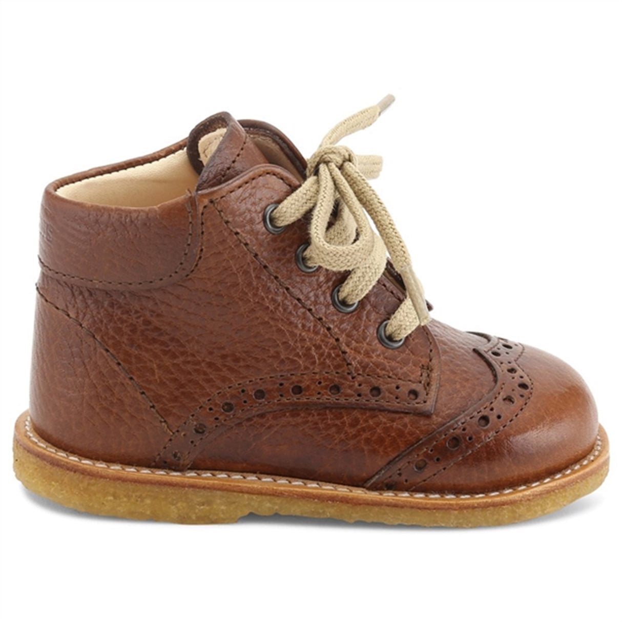 Angulus Shoe With Laces Cognac 2