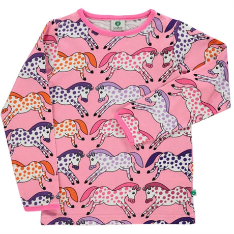 Småfolk Sea Pink Horse Blouse