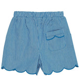 Copenhagen Colors Sharp Blue Stripe Shorts w. Deco 4