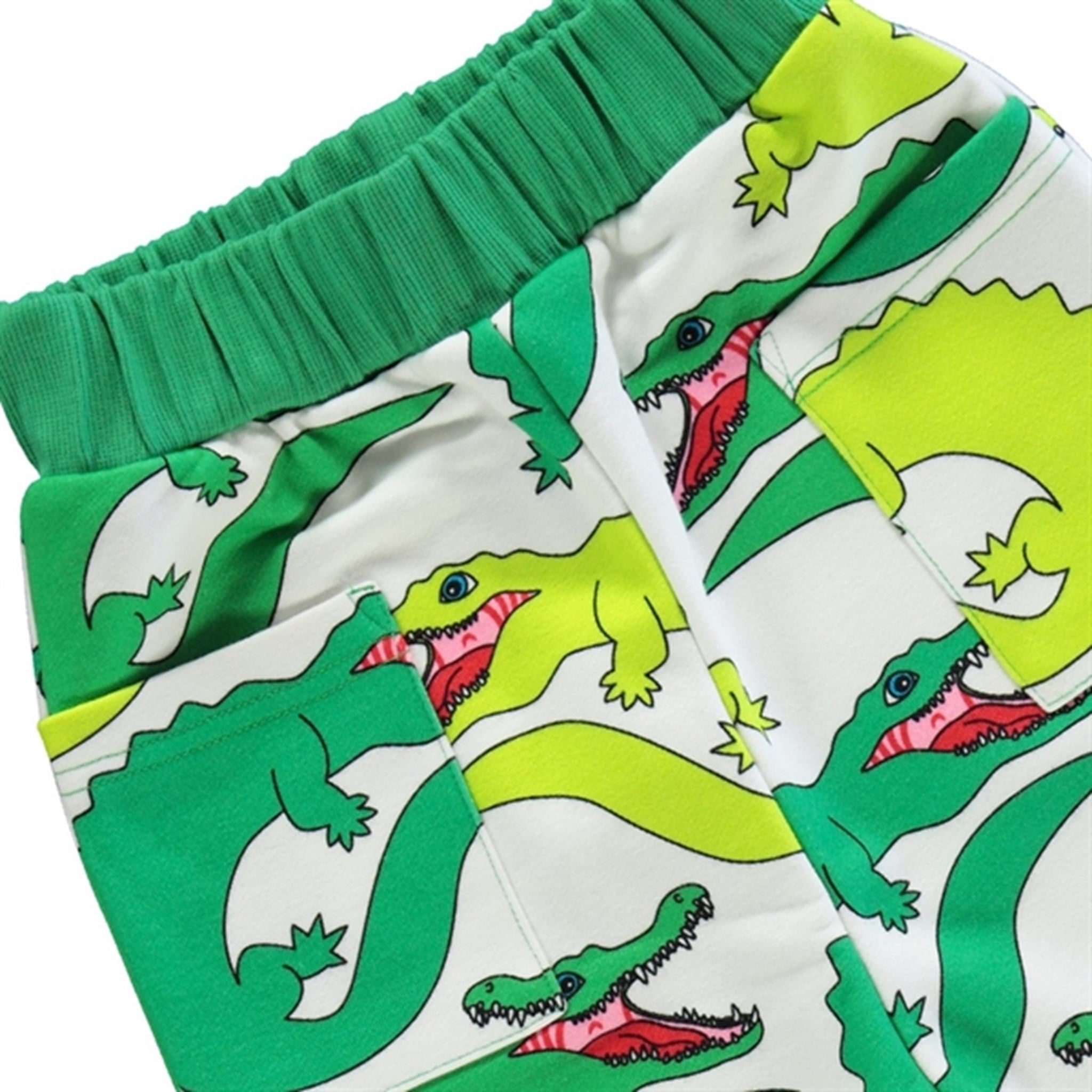 Småfolk Cream Crocodile Sweatpants 3