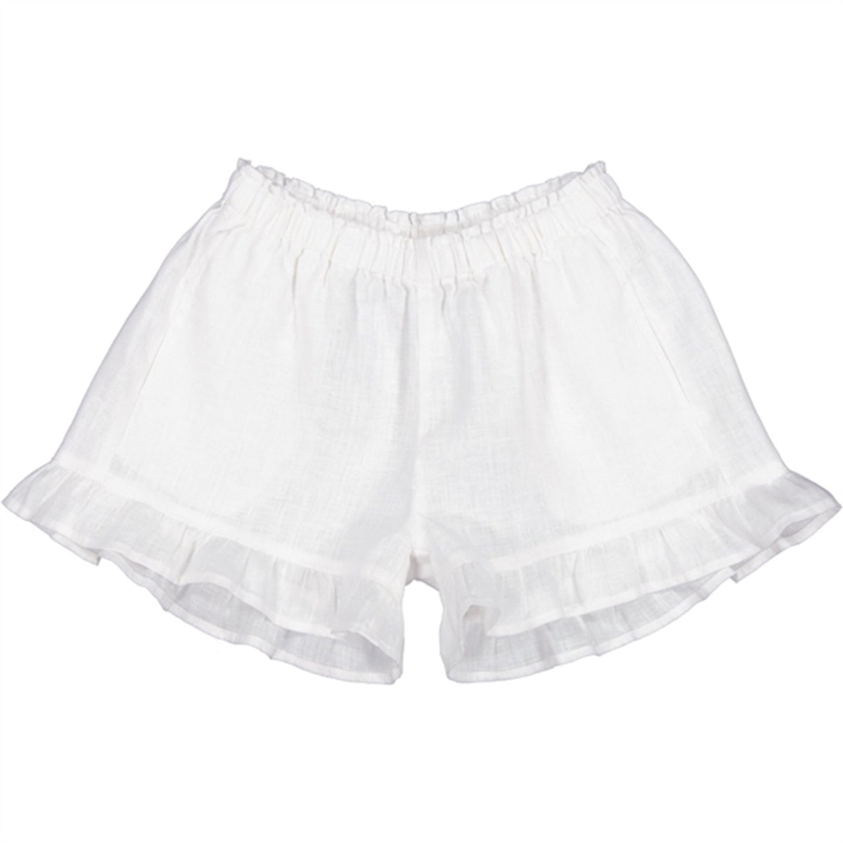 MarMar White Pala Frill Shorts
