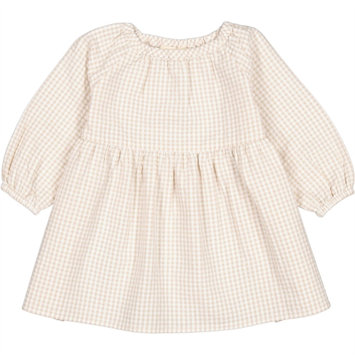 MarMar Grey Sand Gingham Dawson Dress