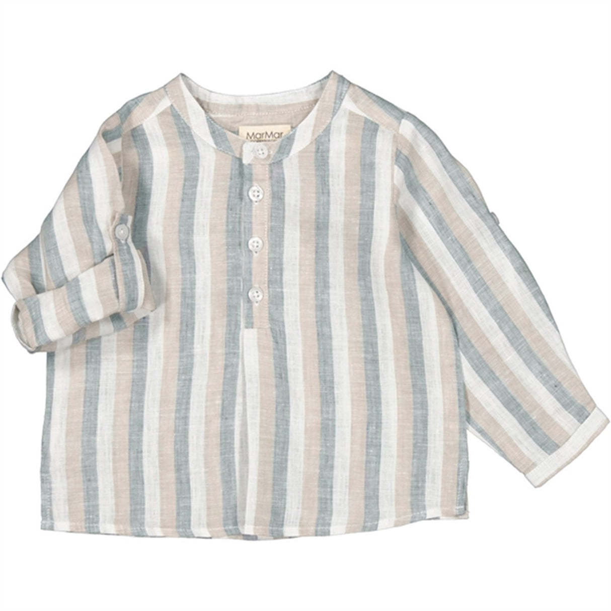 MarMar Dusty Blue Stripe Totoro Shirt 3