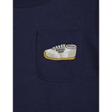 Mini Rodini Blue Jogging Emb T-shirt 2
