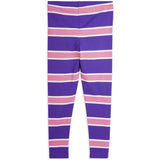 Mini Rodini Purple Stripe Leggings 3