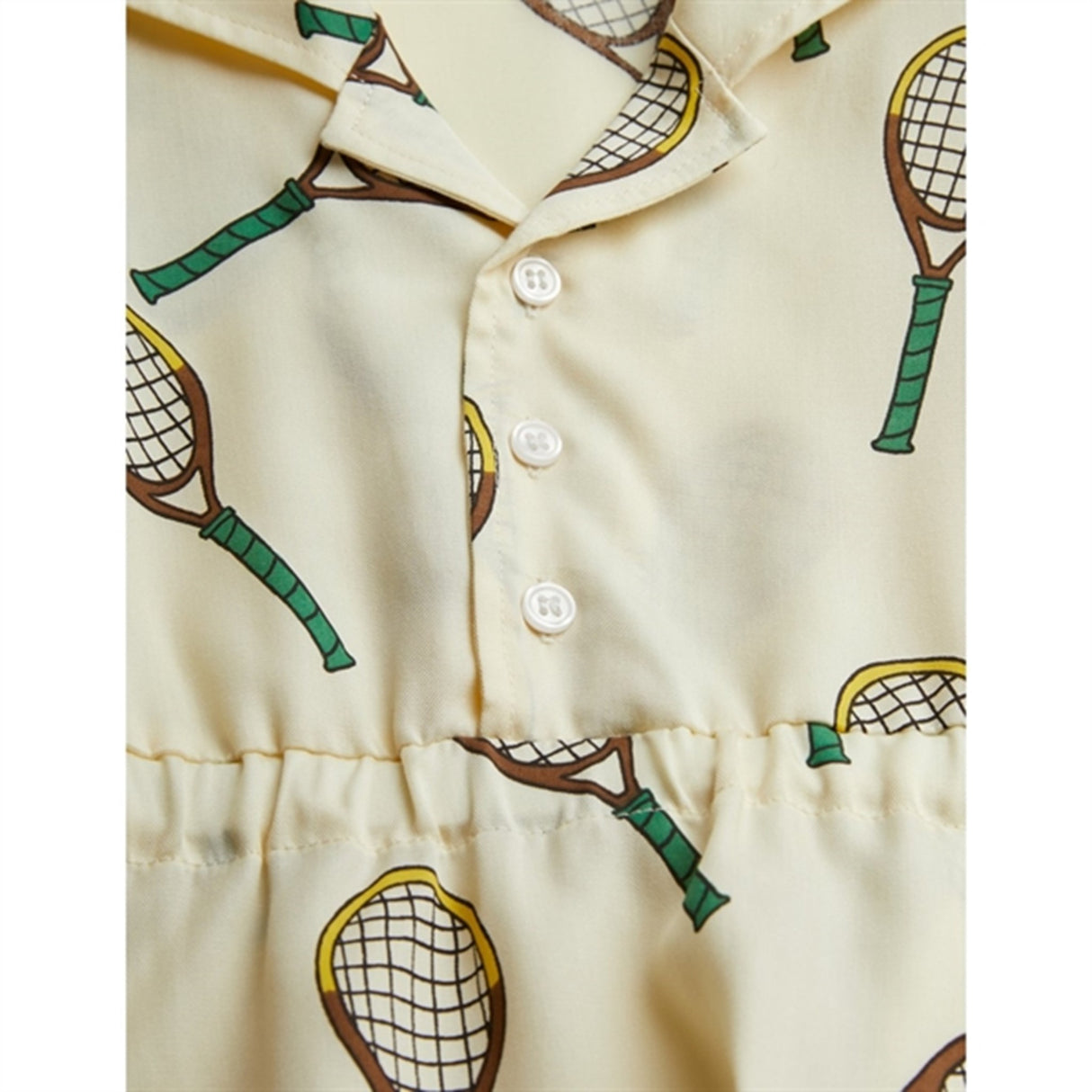 Mini Rodini Offwhite Tennis Aop Woven Dress