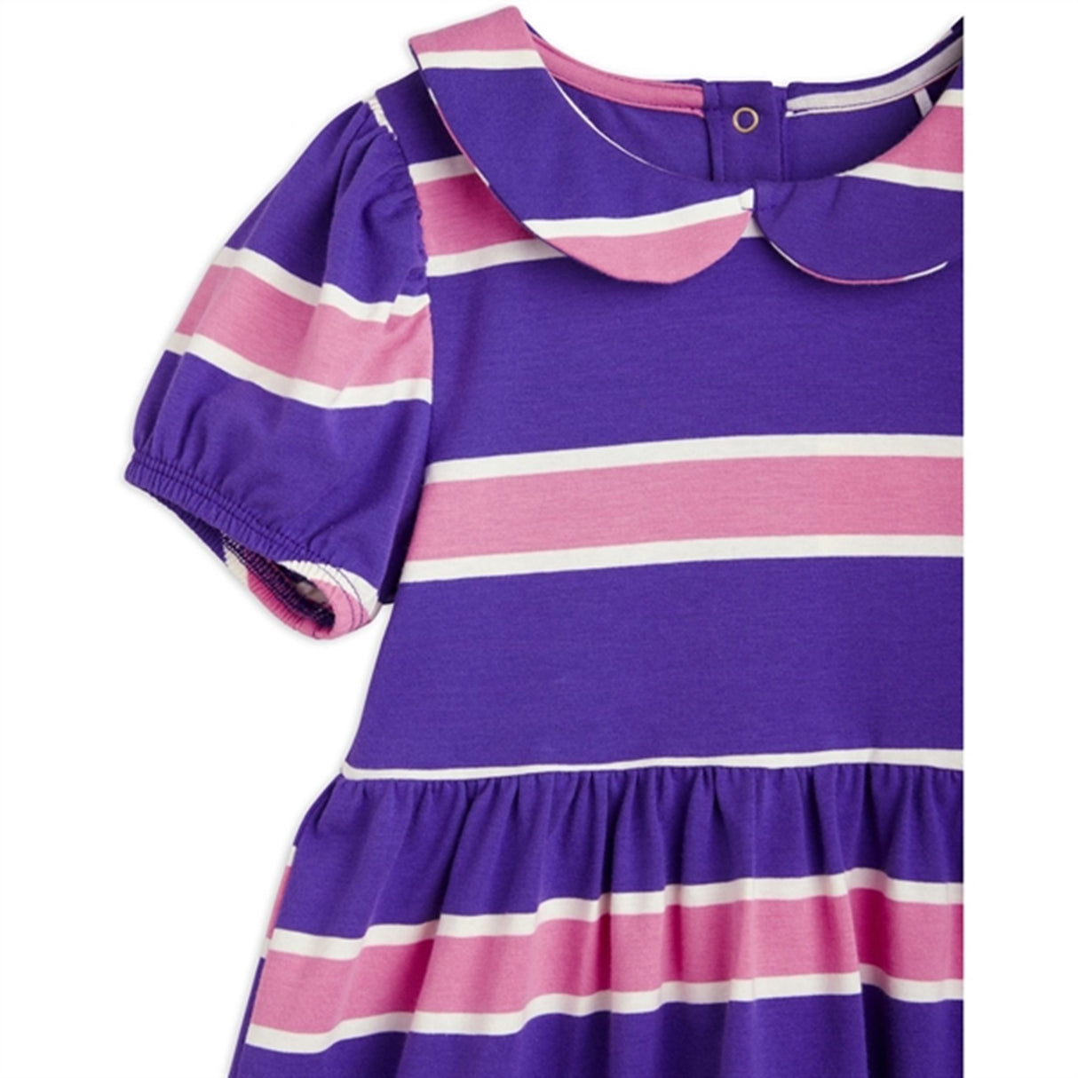 Mini Rodini Purple Stripe Dress