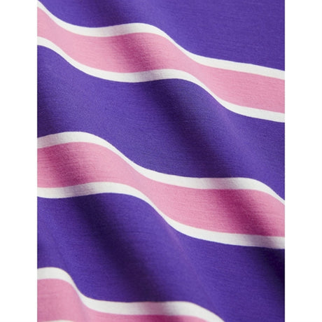 Mini Rodini Purple Stripe Dress