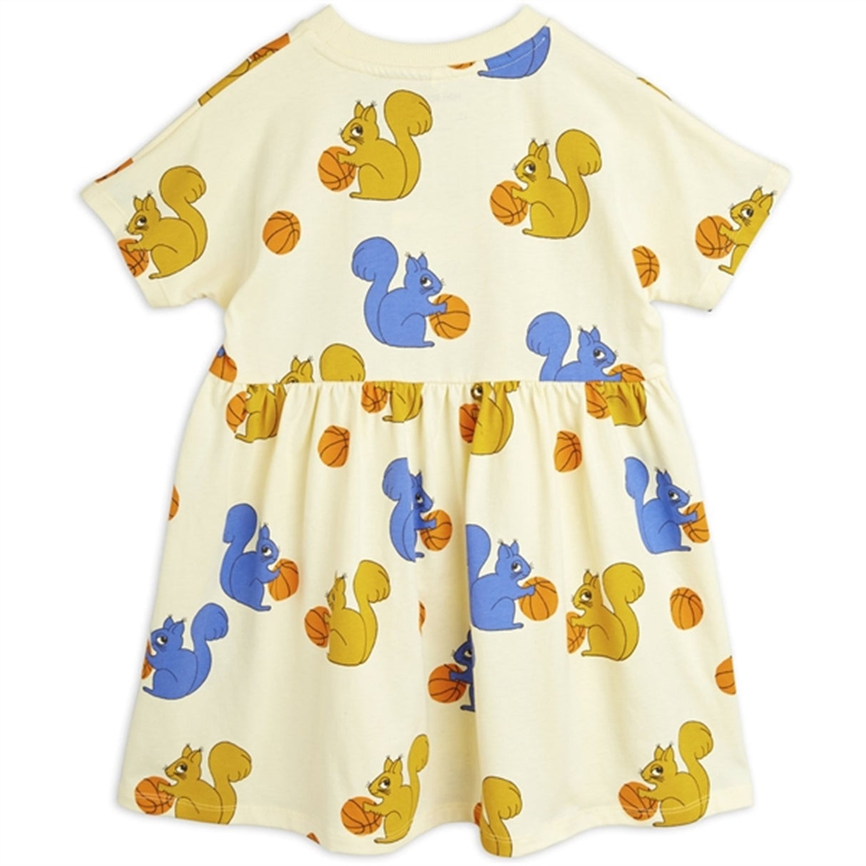 Mini Rodini Yellow Squirrels Aop Dress 3