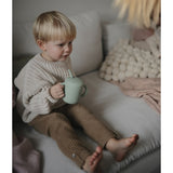 Mushie Silicone Training Cup Cambridge Blue