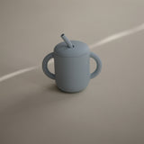 Mushie Silicone Cup Powder Blue