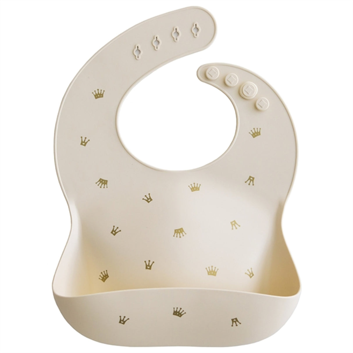 Mushie Silicone Bib Crowns