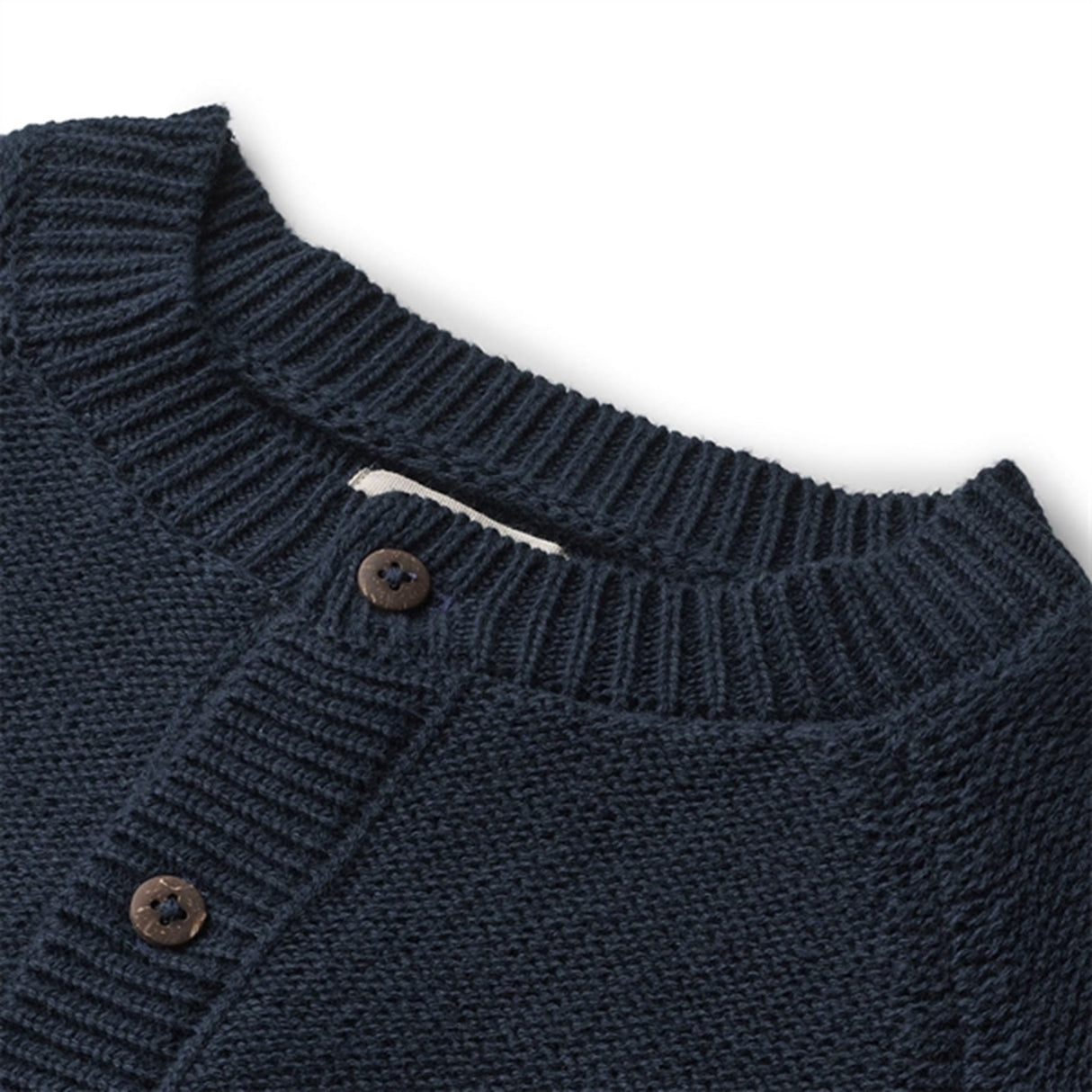 Wheat Navy Eddy Knit Cardigan 3