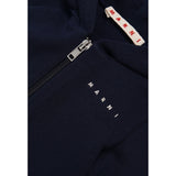 Marni Blue Navy Zip Cardigan 3