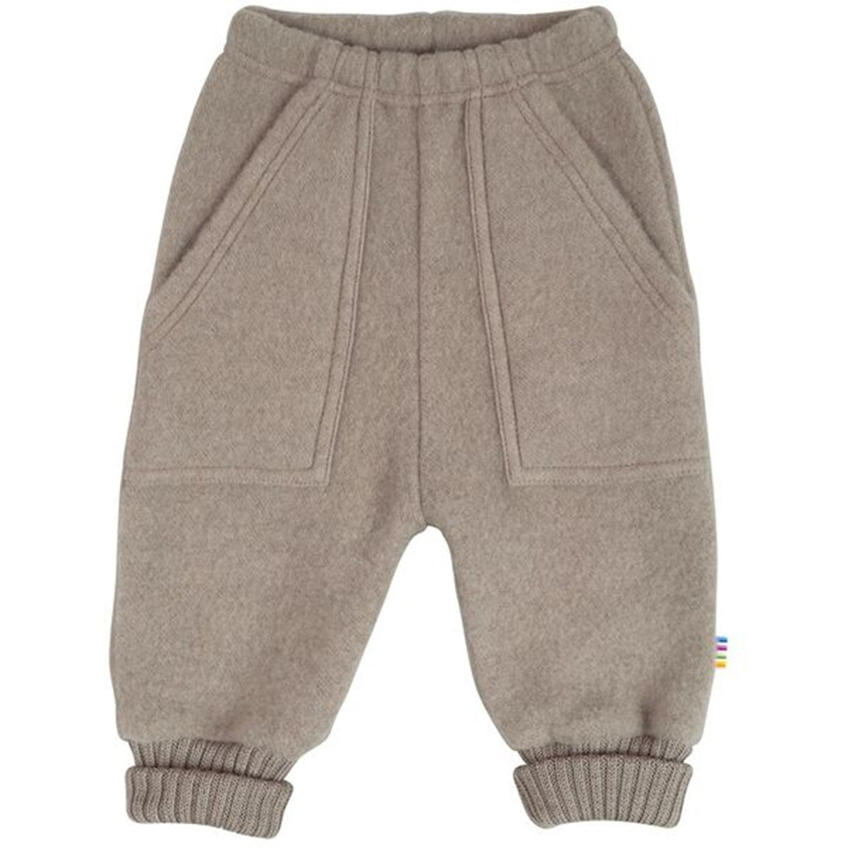 Joha Wool Sesame Melange Baggy Pants