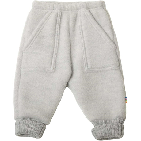 Joha Wool Silver Melange Baggy Pants