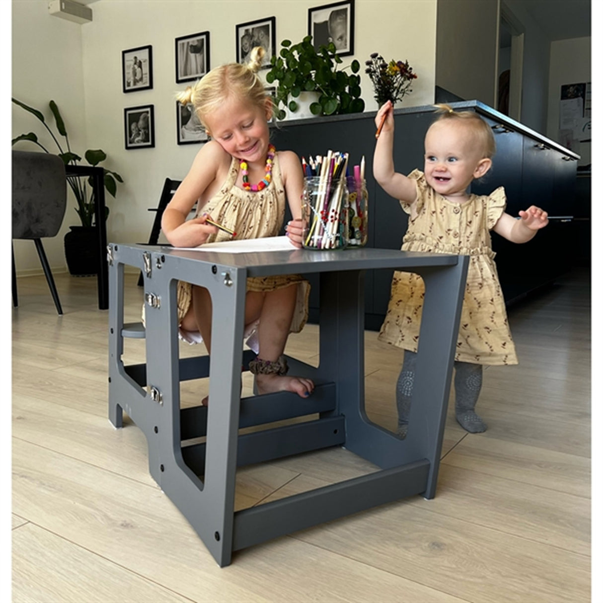 HEMMINGSEN Kids Maya Learning Tower Grey 9