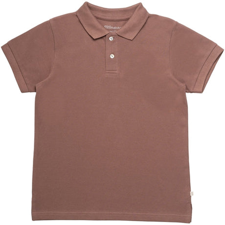 Minimalisma Eiven Polo T-shirt Brownie