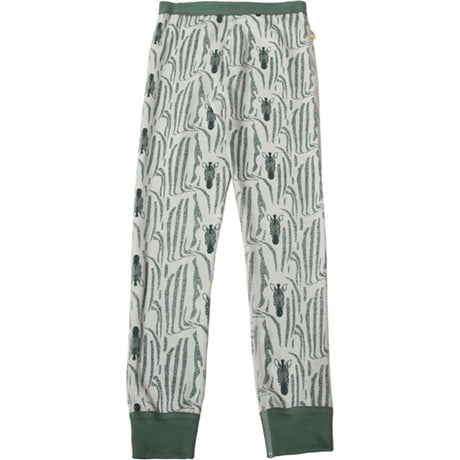 Joha Wool/Cotton Green AOP Leggings