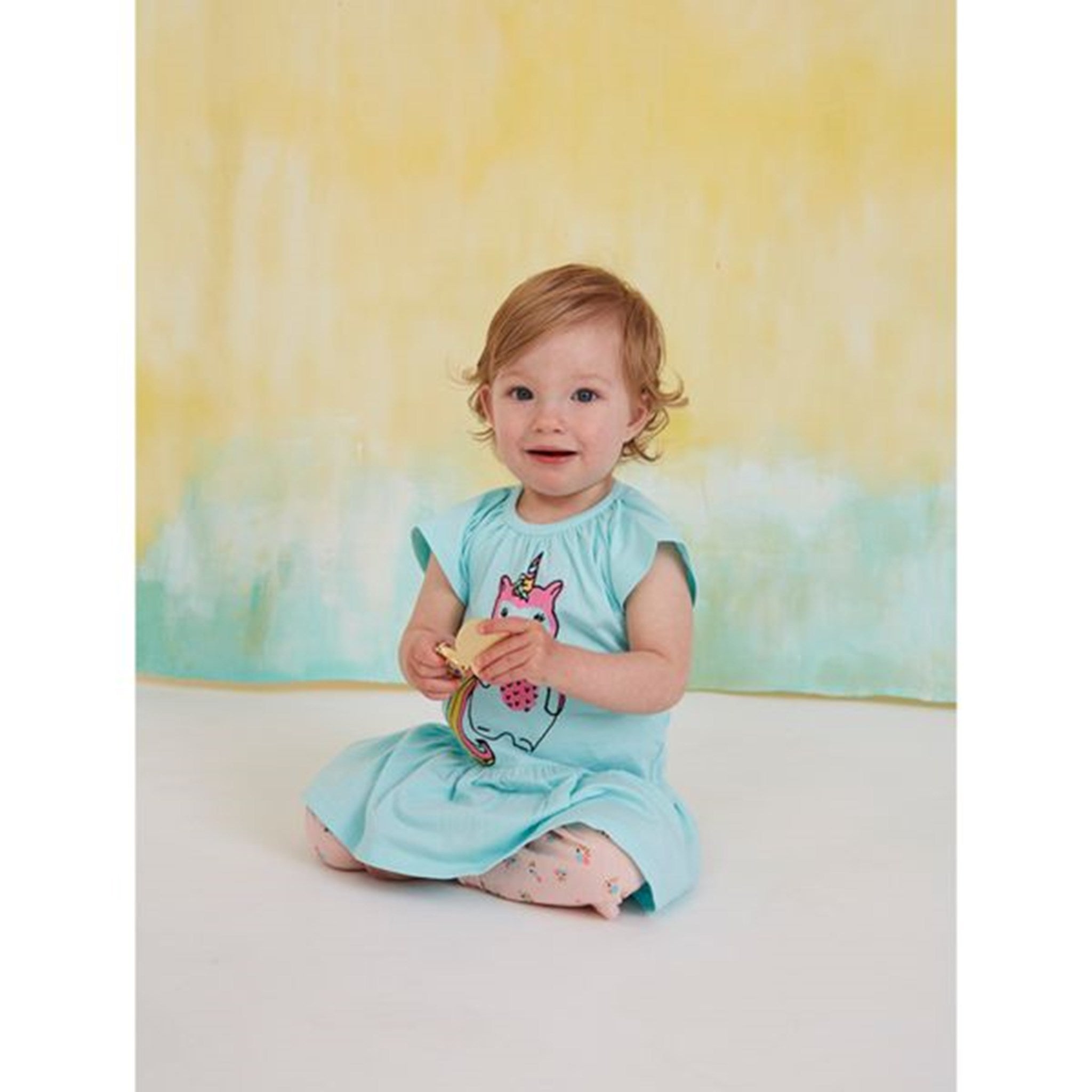 Soft Gallery Baby Unicat Blue Tint Lexie Dress 3