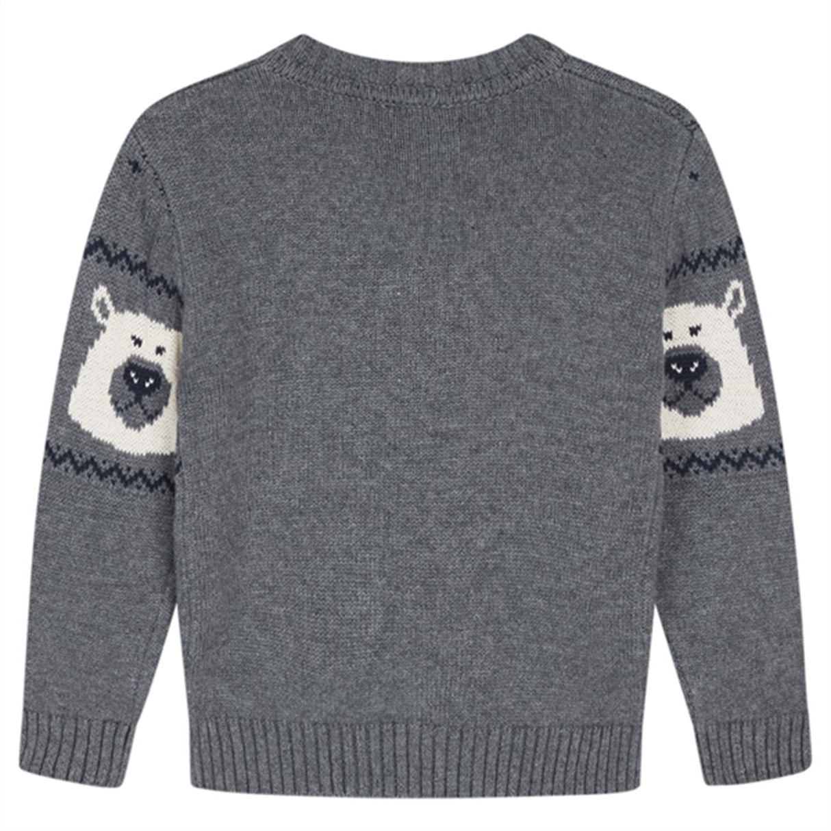 Hust & Claire Mini Wool Grey Pelle Knit