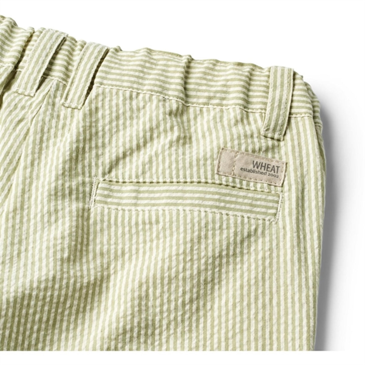 Wheat Green Stripe Shorts Elvig 3