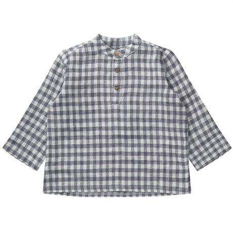 lalaby Elephant Check Carlo Baby Shirt