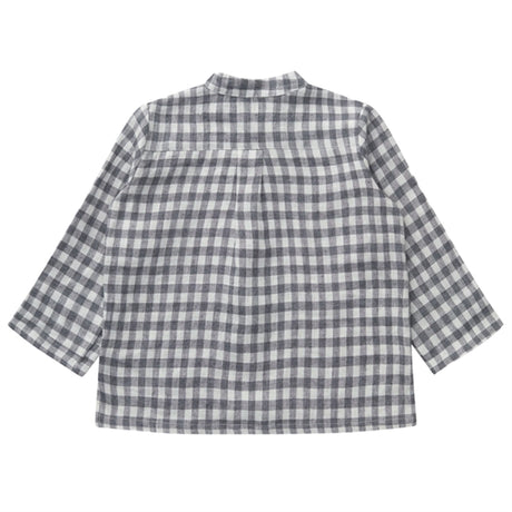 lalaby Elephant Check Carlo Baby Shirt 2