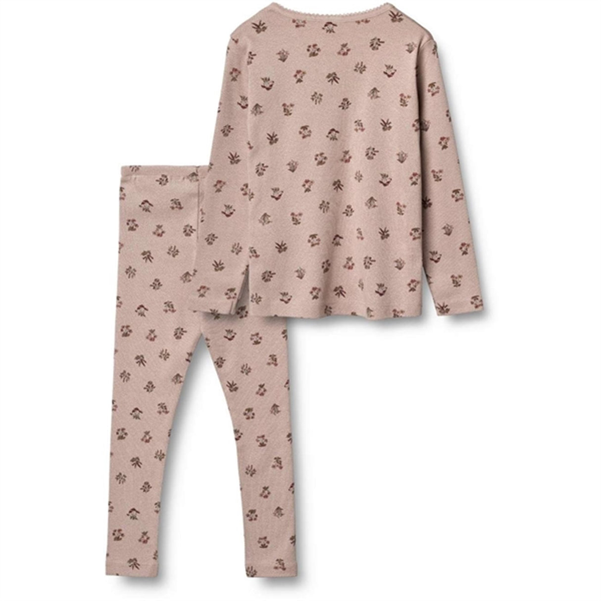 Wheat Dark Powder Flowers Madeline Nightwear 2