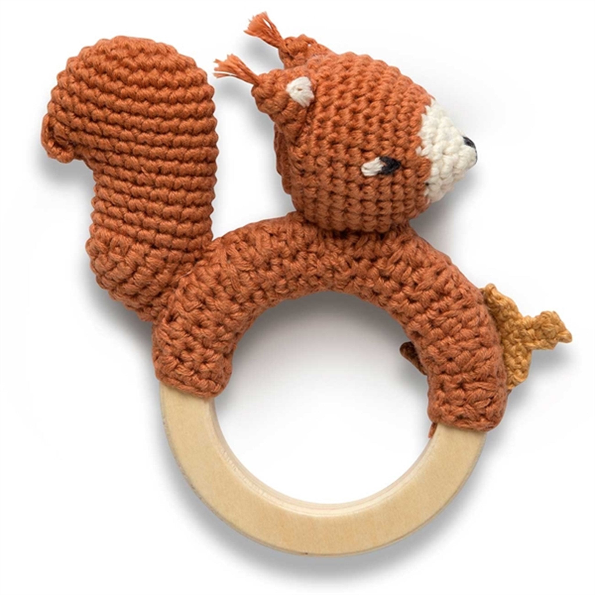 Sebra Crochet Rattle Star The Squirrel