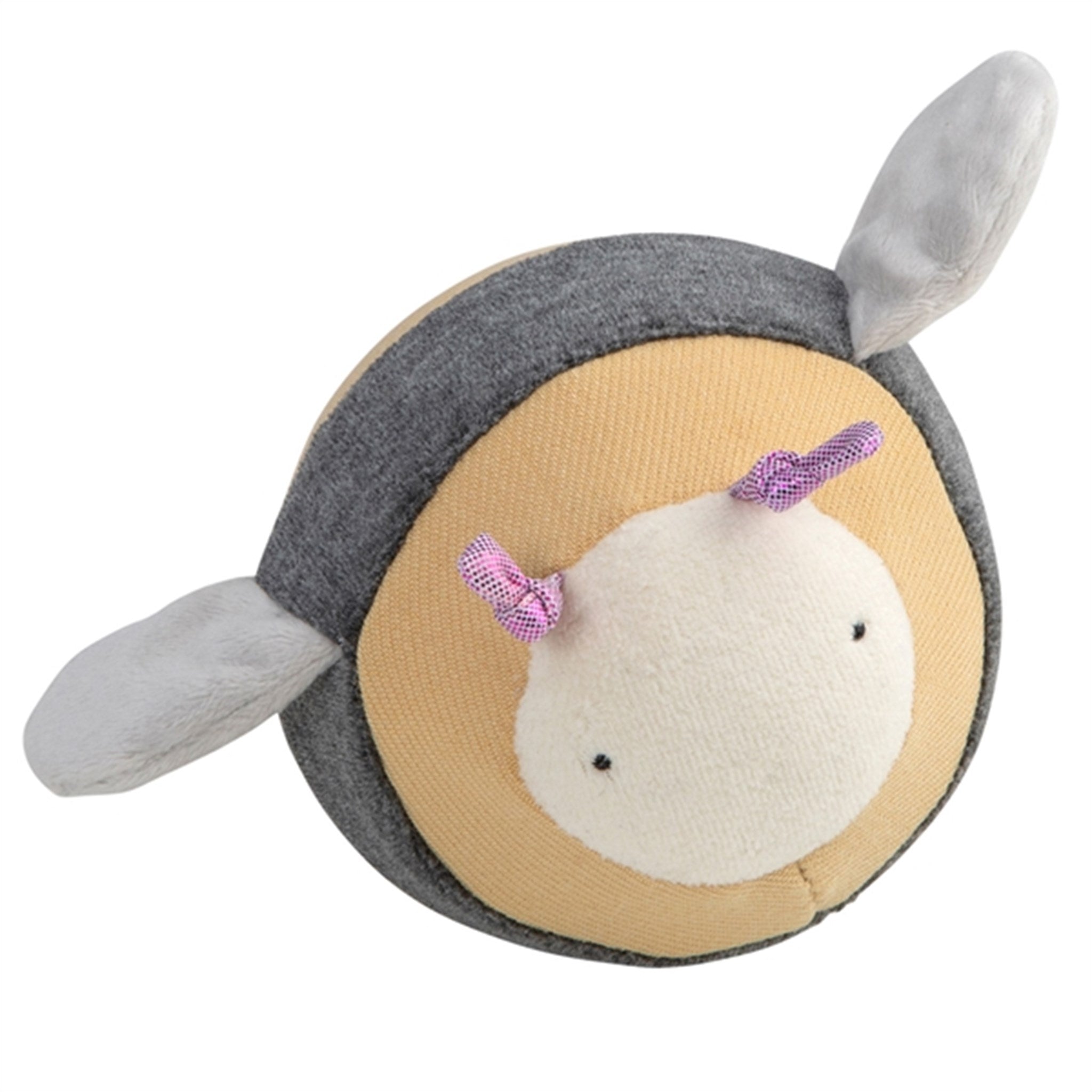 Sebra Fabric Ball With Bell Billy The Bee Grey