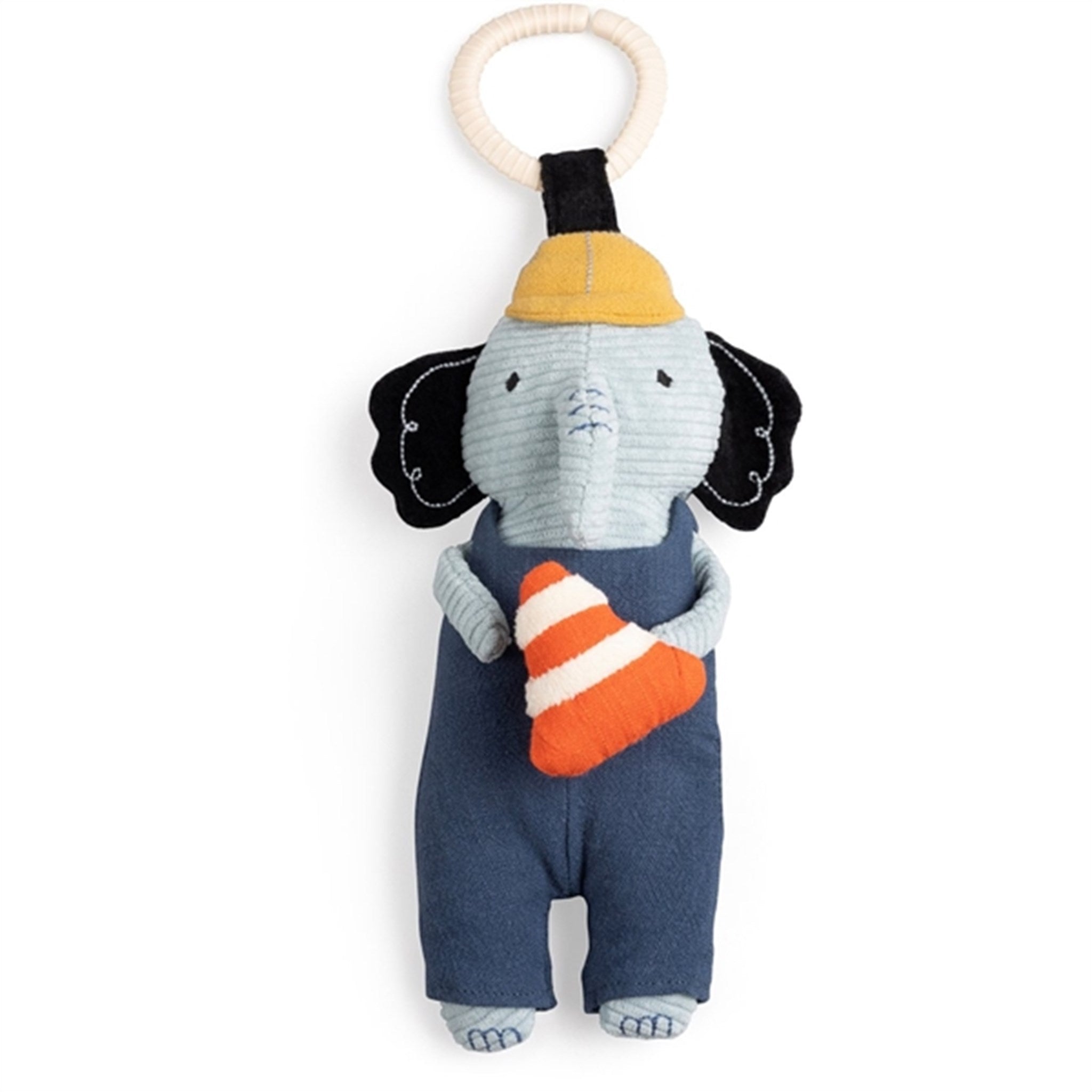Sebra Musical Pull Toy Elephant Blue