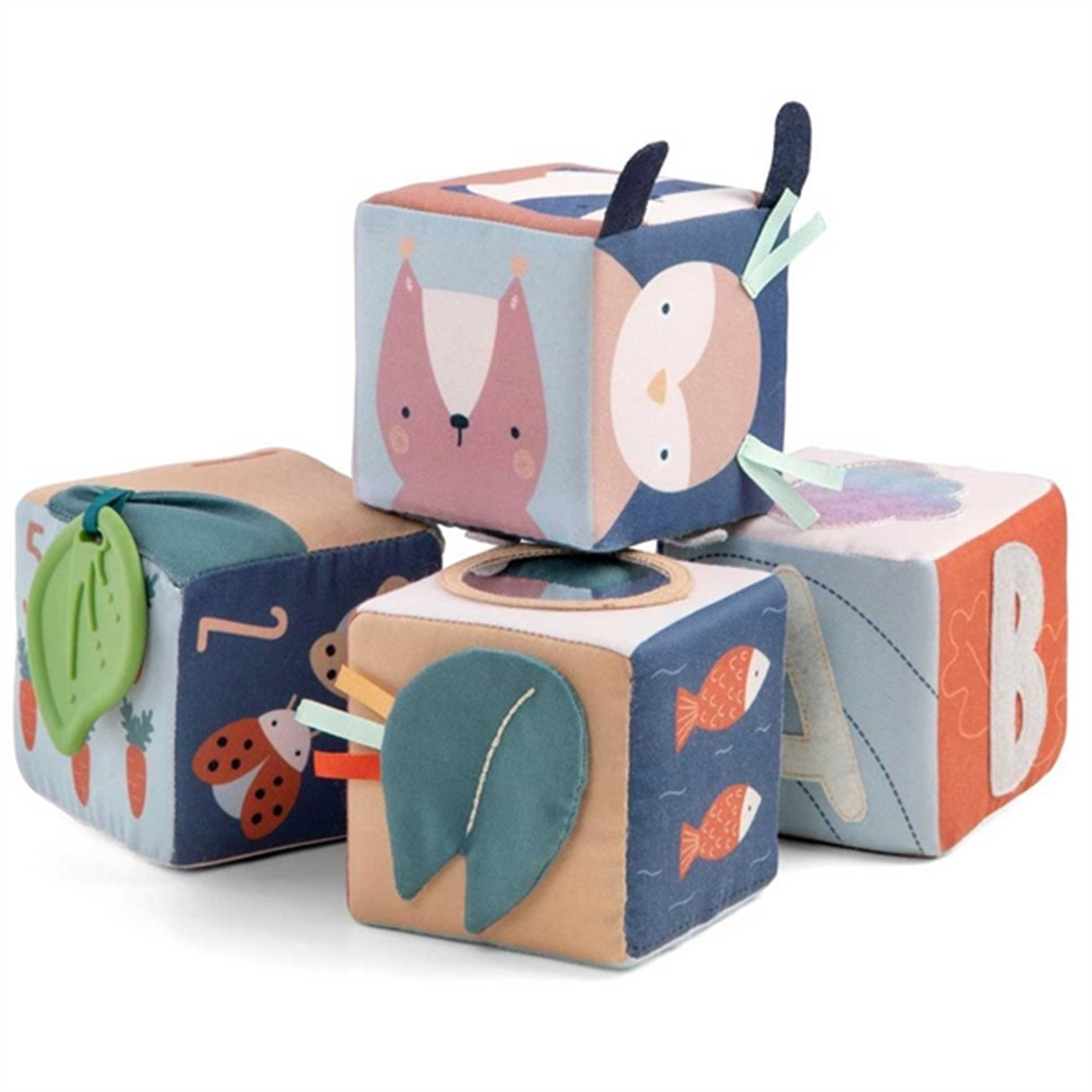 Sebra Baby Fabric Blocks Woodland