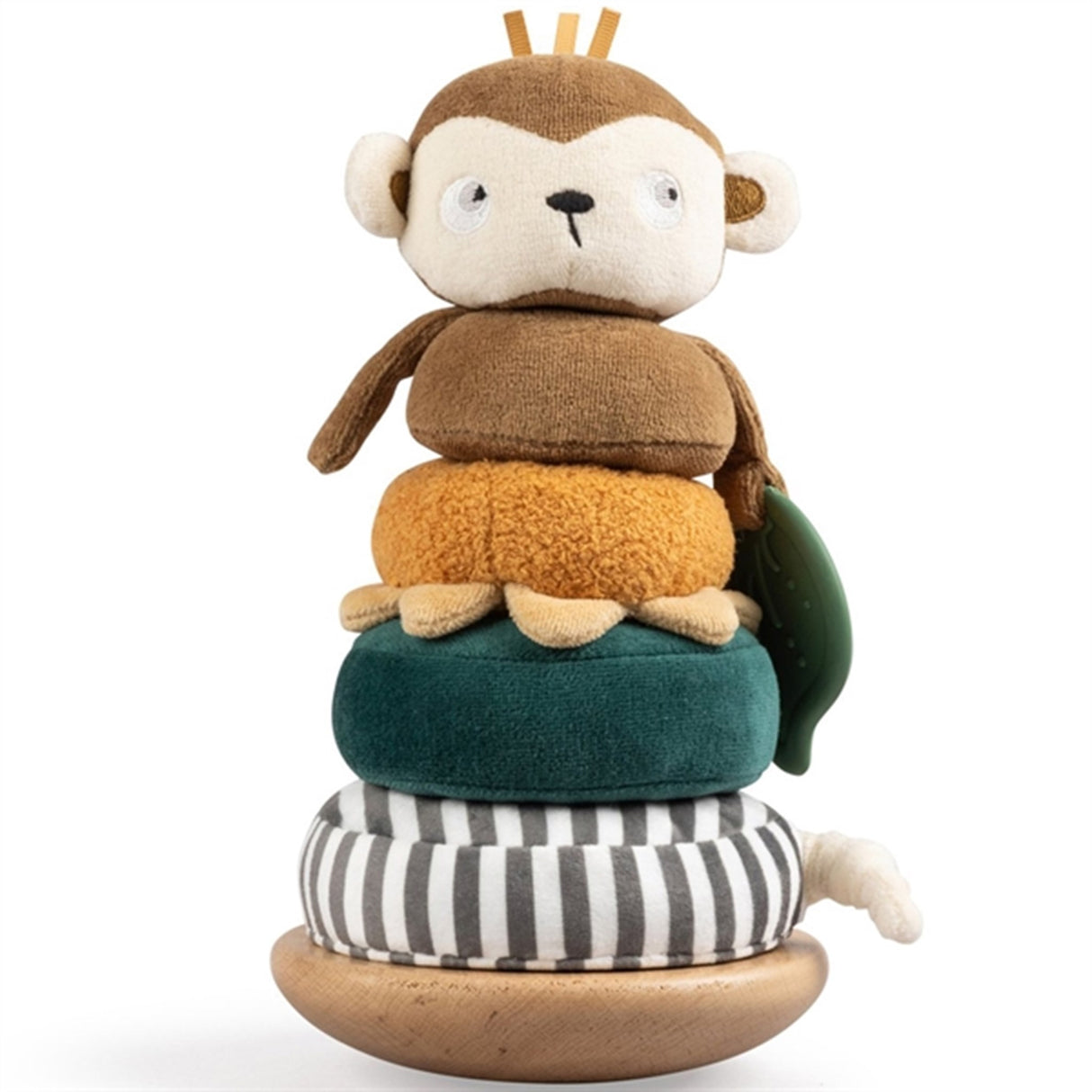 Sebra Stacking & Tilting Toy Maci the Monkey Brown