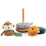 Sebra Stacking & Tilting Toy Maci the Monkey Brown