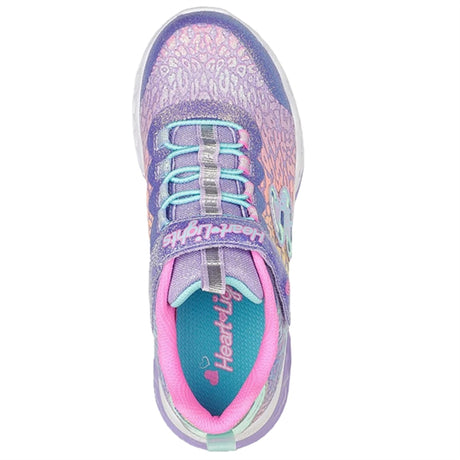 Skechers Flutter Heart Lights Sneakers Love Wild Lavender Multicolor