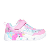 Skechers Unicorn Dreams Ombre Print & Star Shoe Pink Turquoise 3