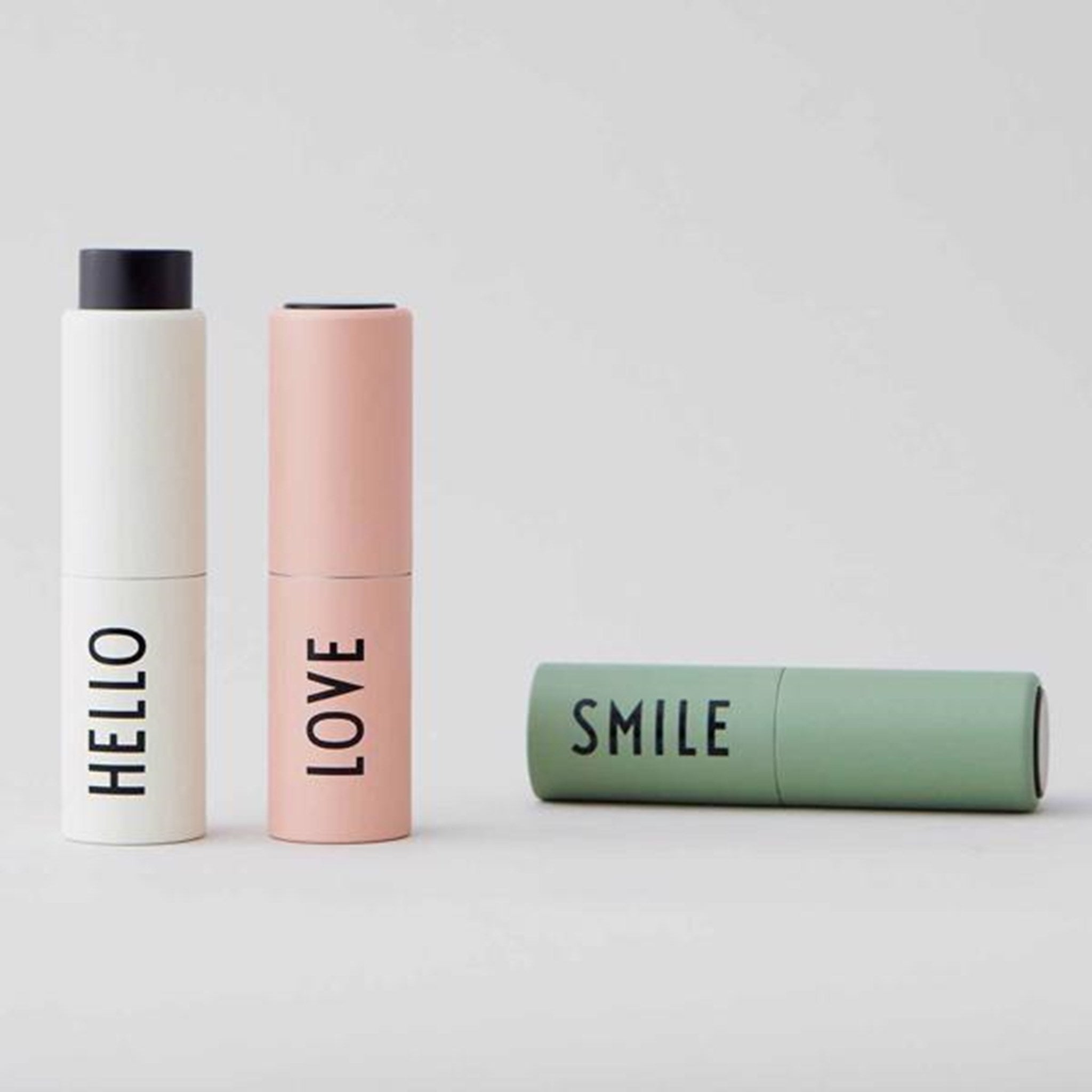 Design Letters Bag Size Hand Sanitizer Dispenser Green Smile 2