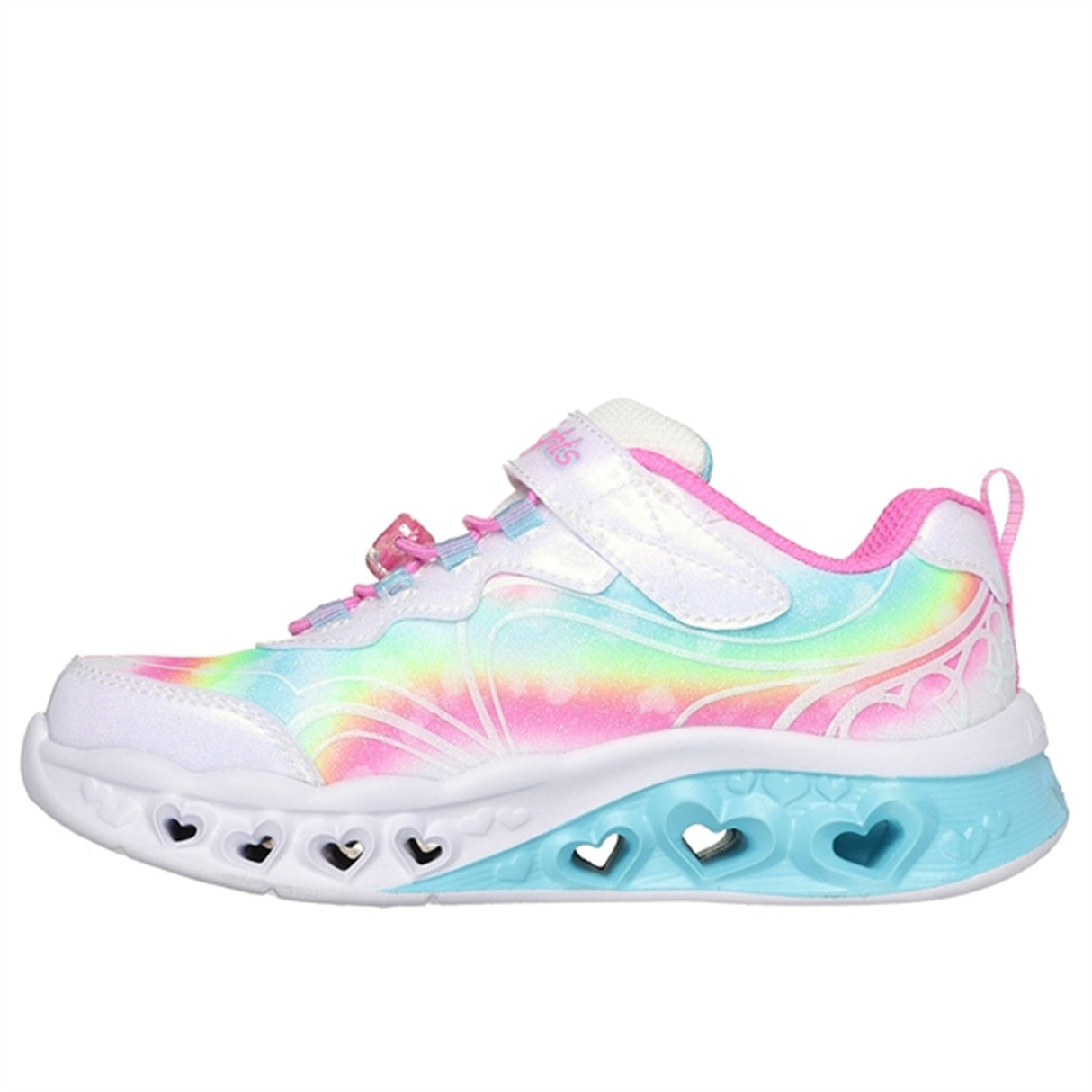 Skechers Flutter Heart Lights Sneakers White Multicolor