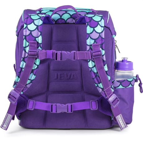 JEVA School Bag Rainbow Mermaid