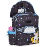 JEVA School Bag Golden Unicorn