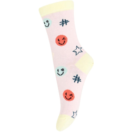 MELTON Doodle Socks Crystal Pink