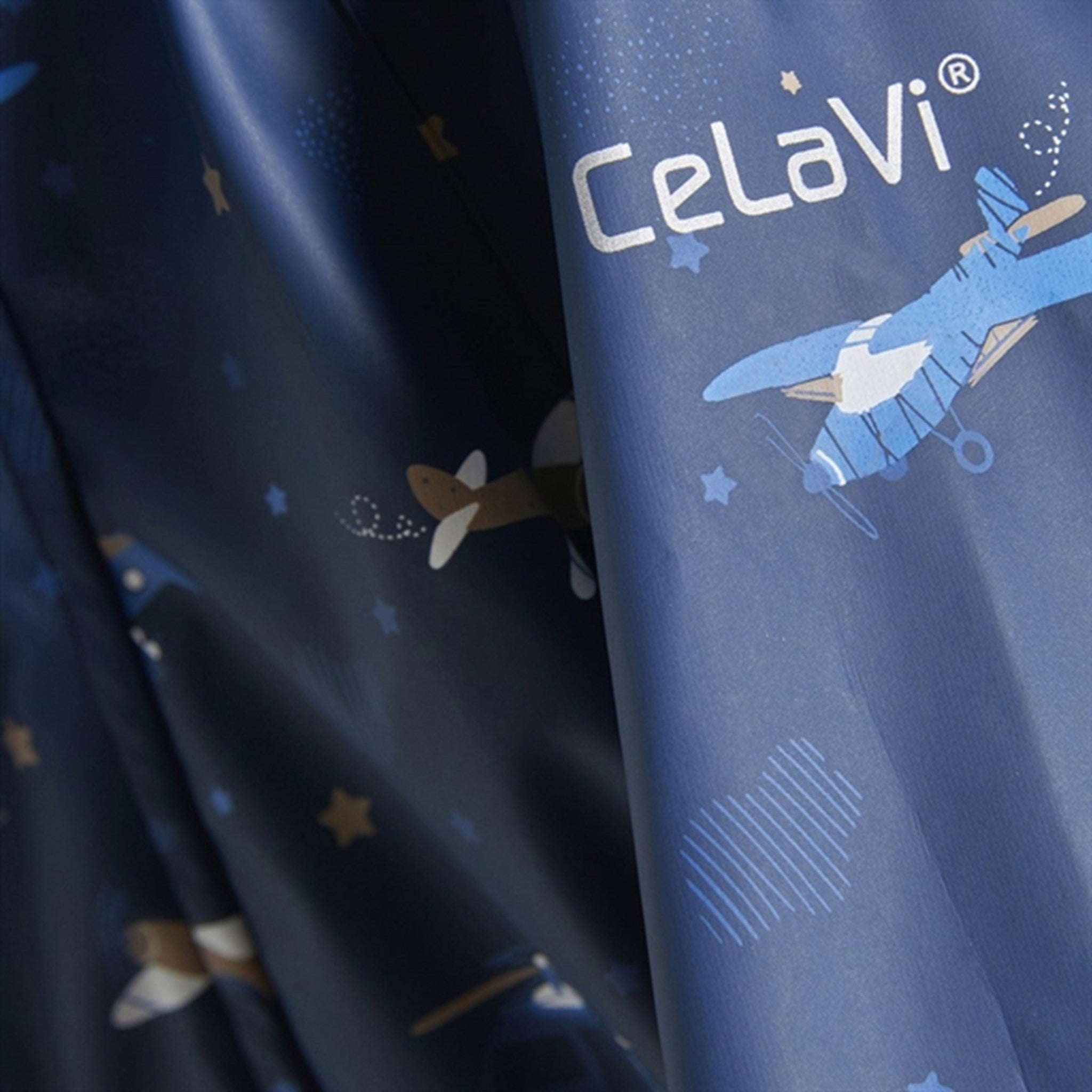 CeLaVi Rainwear Set w. Fleece Pageant Blue 2