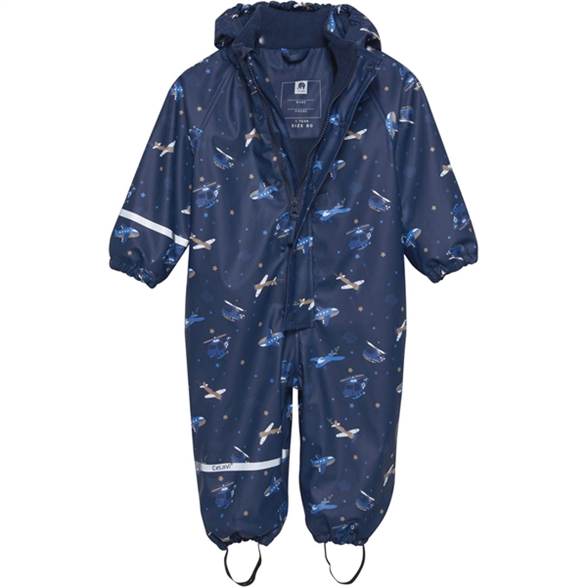 CeLaVi Rainwear Suit w. Fleece Pageant Blue 5
