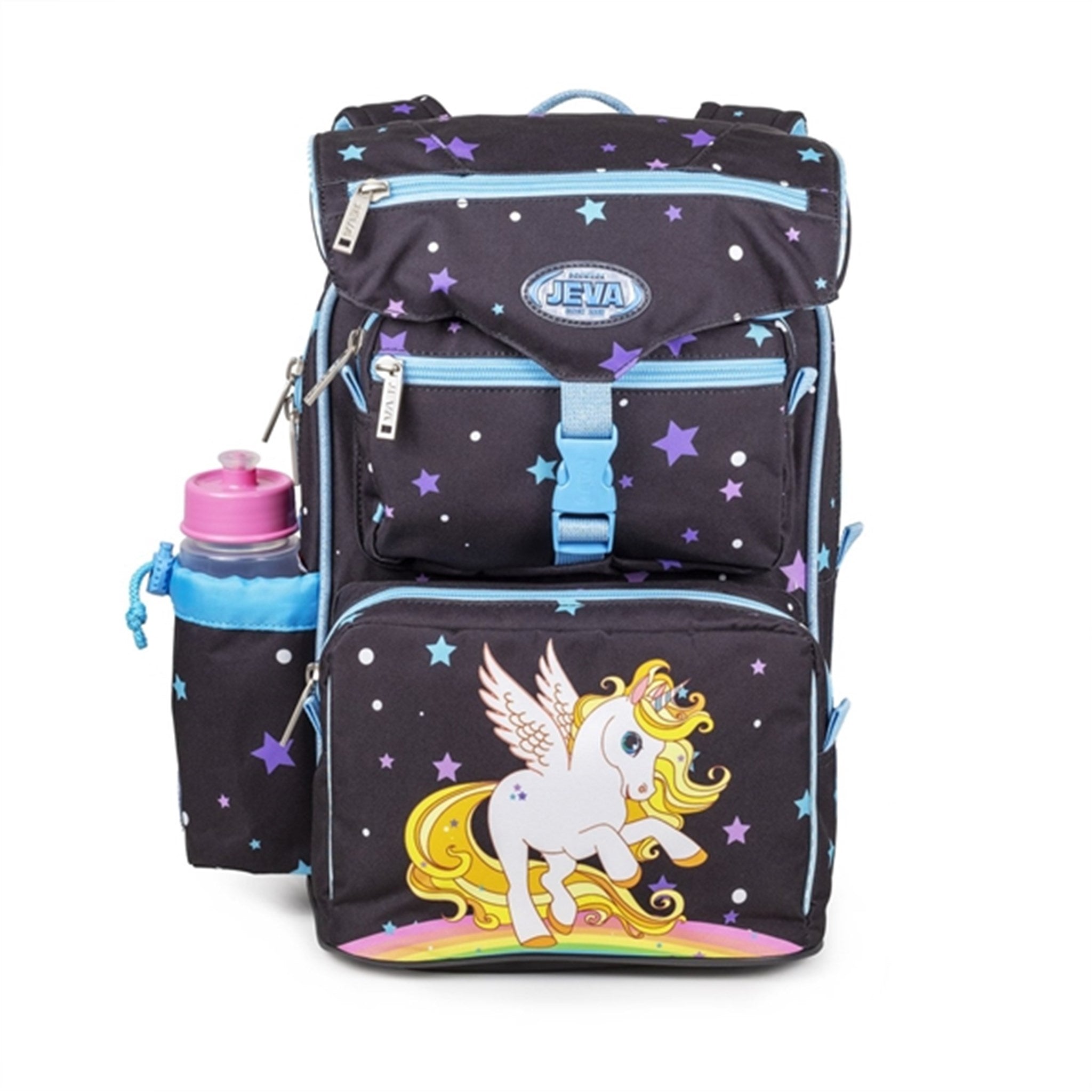 JEVA School Bag Golden Unicorn